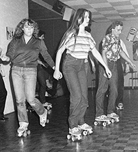 Rollschuh-Disco 1980